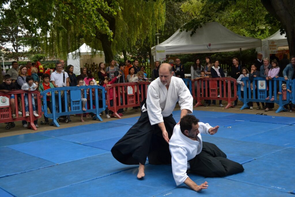 démonstration d'aikido