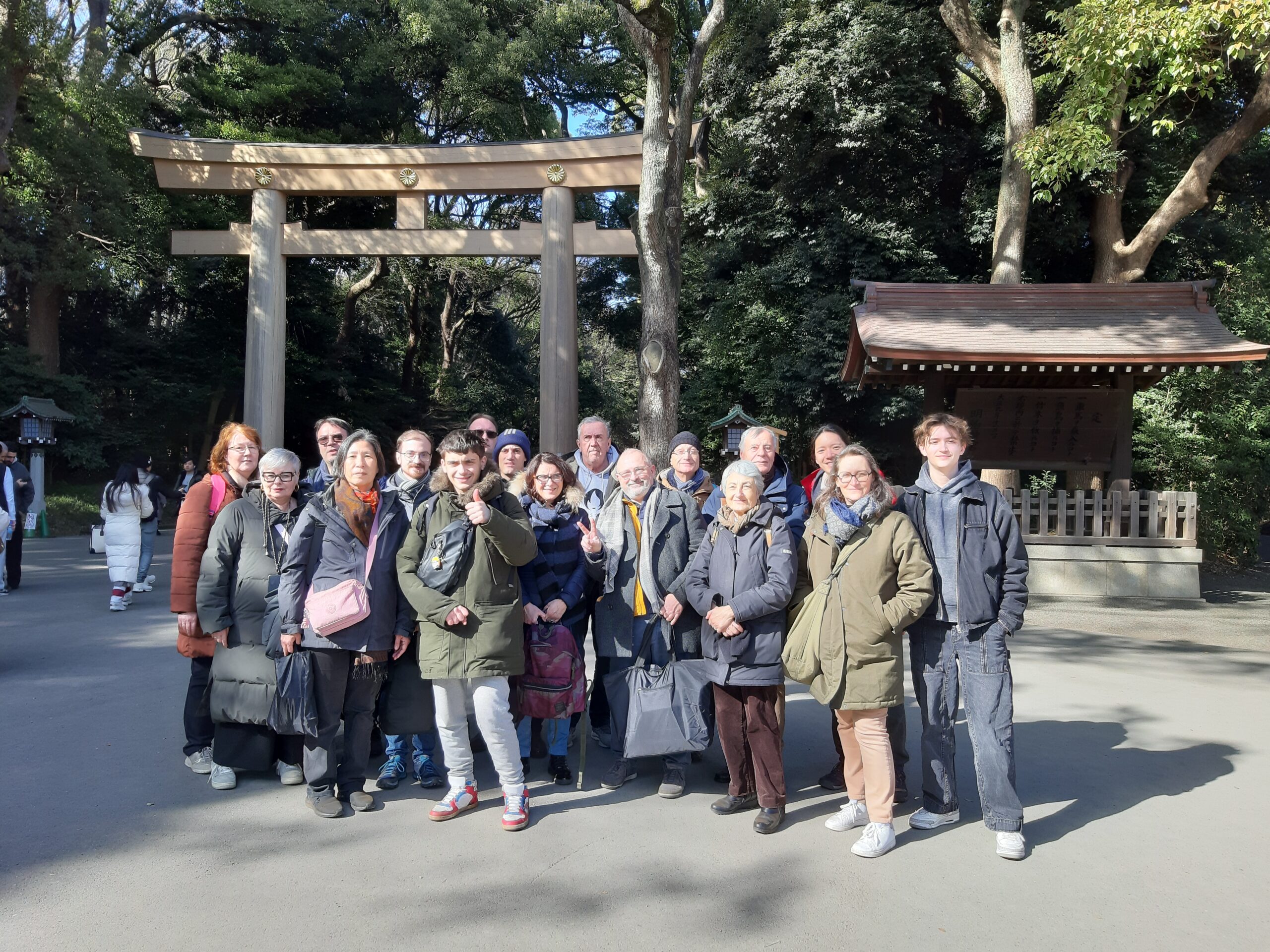 visite du Meiji Jingu en février 2025