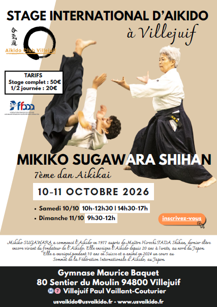 Stage international de Mikiko Sugawara / Mikiko Sugawara&rsquo;s seminar in Villejuif